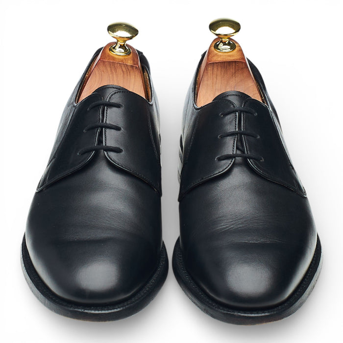 Black Leather Derby UK 7 E