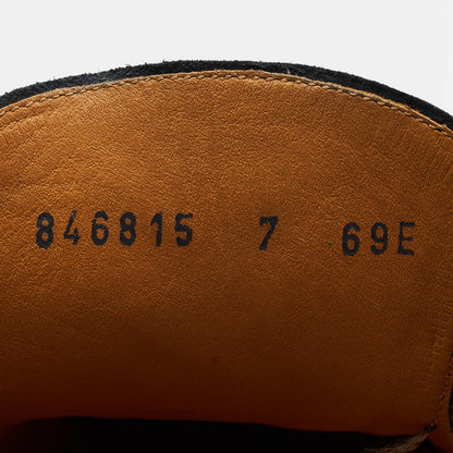 Black Leather Derby UK 7 E