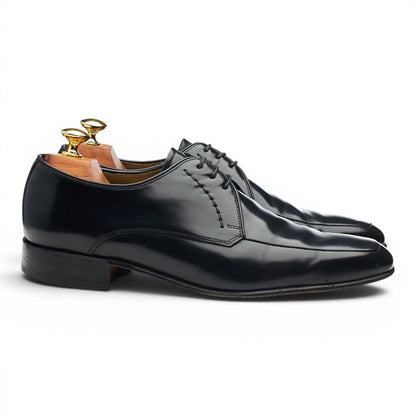 Black Leather Derby UK 7.5 G