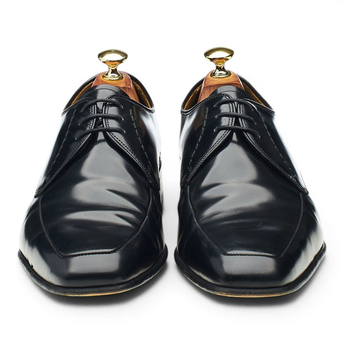 Black Leather Derby UK 7.5 G