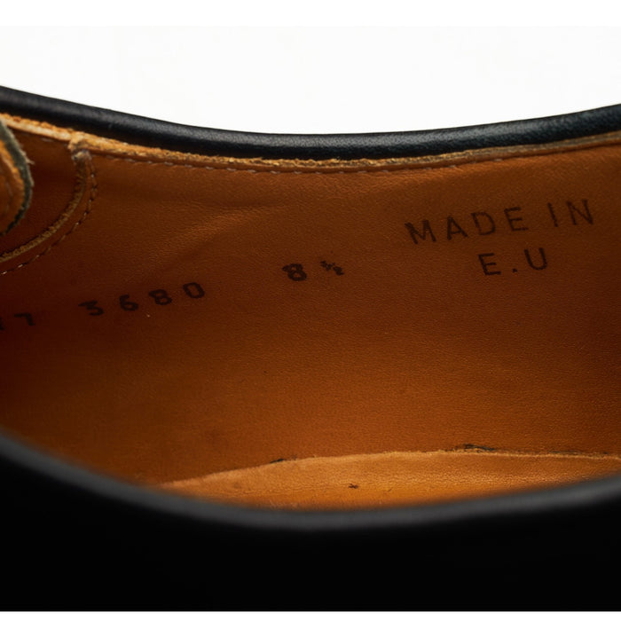 Black Leather Derby UK 8.5