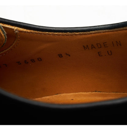 Black Leather Derby UK 8.5