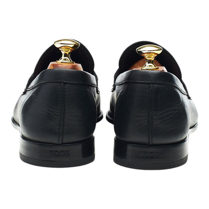 Black Leather Loafers UK 7
