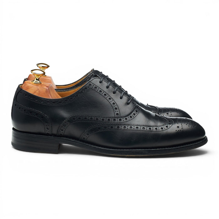 Black Leather Oxford Brogues UK 10