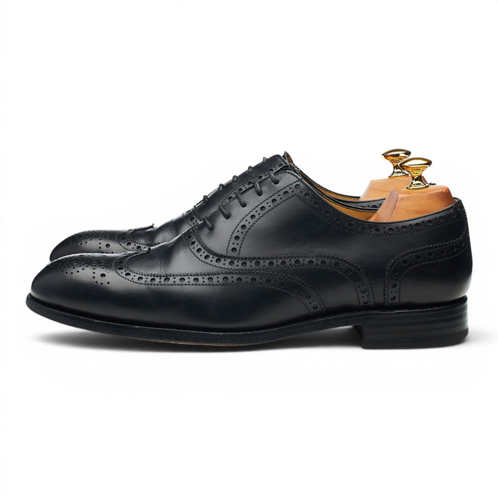Black Leather Oxford Brogues UK 10