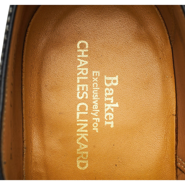 Black Leather Oxford Brogues UK 7.5 G