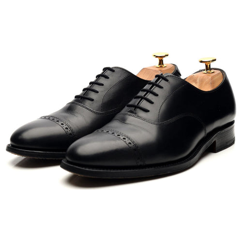 Black Leather Oxford UK 6.5 E