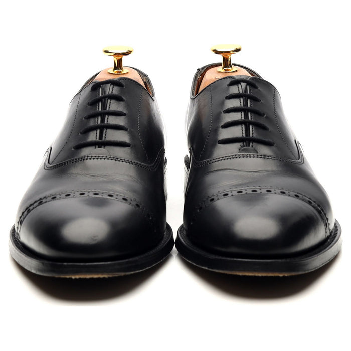 Black Leather Oxford UK 6.5 E