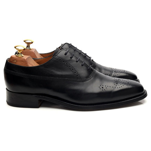 Black Leather Oxford UK 6.5 FX