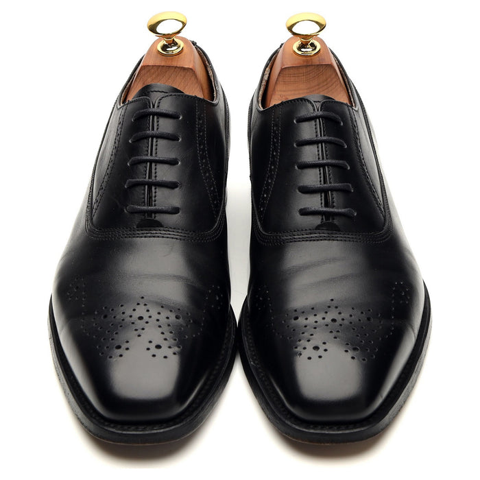 Black Leather Oxford UK 6.5 FX
