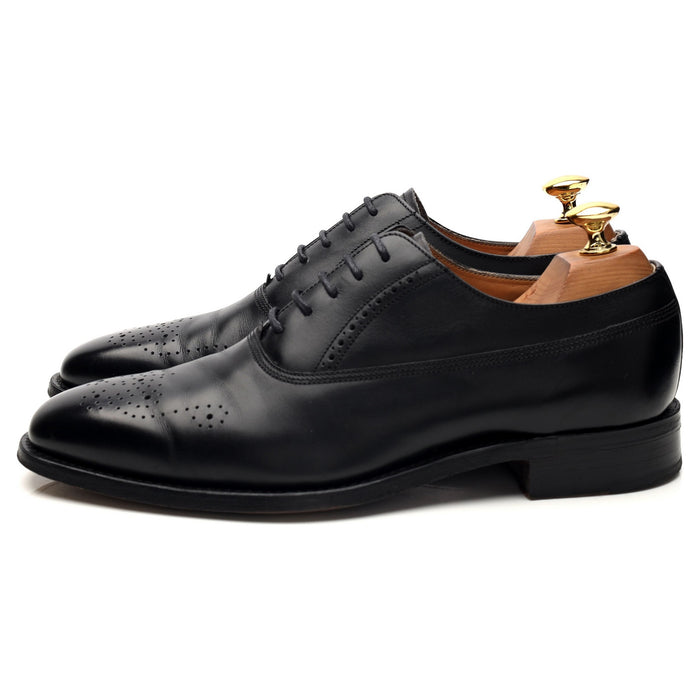 Black Leather Oxford UK 6.5 FX