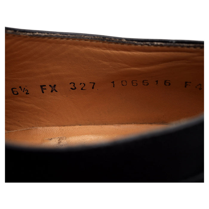 Black Leather Oxford UK 6.5 FX