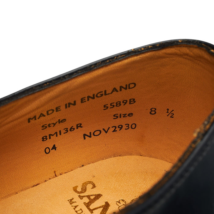 Black Leather Oxford UK 8.5
