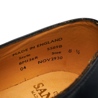 Black Leather Oxford UK 8.5