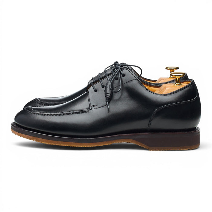 Black Leather Split Toe Derby UK 6