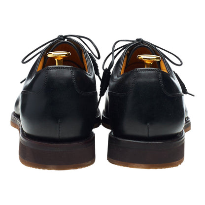 Black Leather Split Toe Derby UK 6