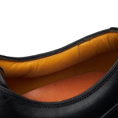 Black Leather Split Toe Derby UK 6