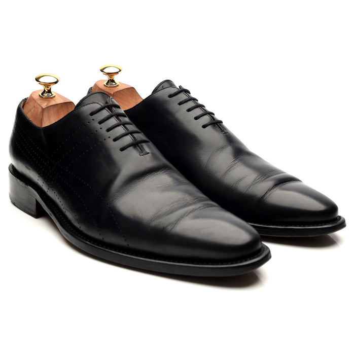 Black Leather Wholecut Oxford UK 9
