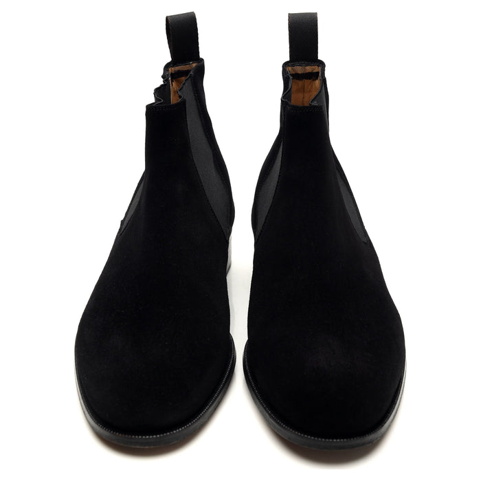 Black Suede Chelsea Boots UK 6.5