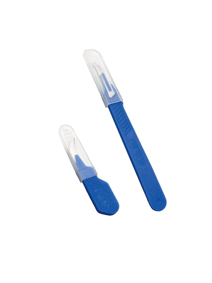 Blue Curved Seam Ripper With Sharp Blade And Non-Slip Handle, With Protective Cover, 2 Portable Sizes Available, Suitable For Home Sewing, Handmade DIY, Quilting, Embroidery Correction And Clothing Al