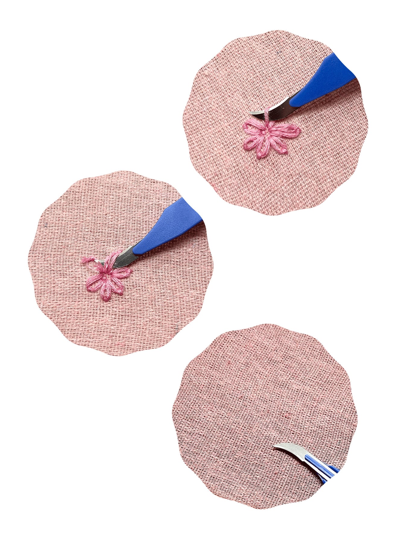 Blue Curved Seam Ripper With Sharp Blade And Non-Slip Handle, With Protective Cover, 2 Portable Sizes Available, Suitable For Home Sewing, Handmade DIY, Quilting, Embroidery Correction And Clothing Al