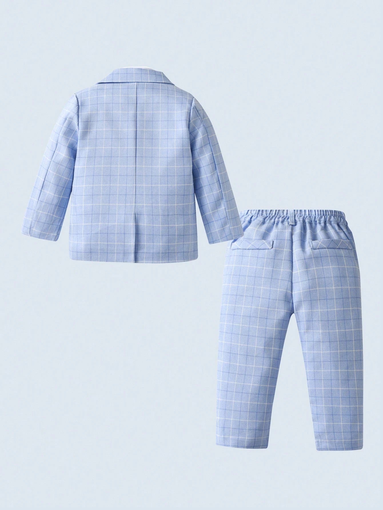 BOARNSEORL 3pcs Baby Boys Gentleman Outfit Set: Long Sleeve Shirt With Bowknot, Suit Jacket, And Pants, Fashionable & For Birthday Party, Wedding, Christening, 1st Birthday Ceremony