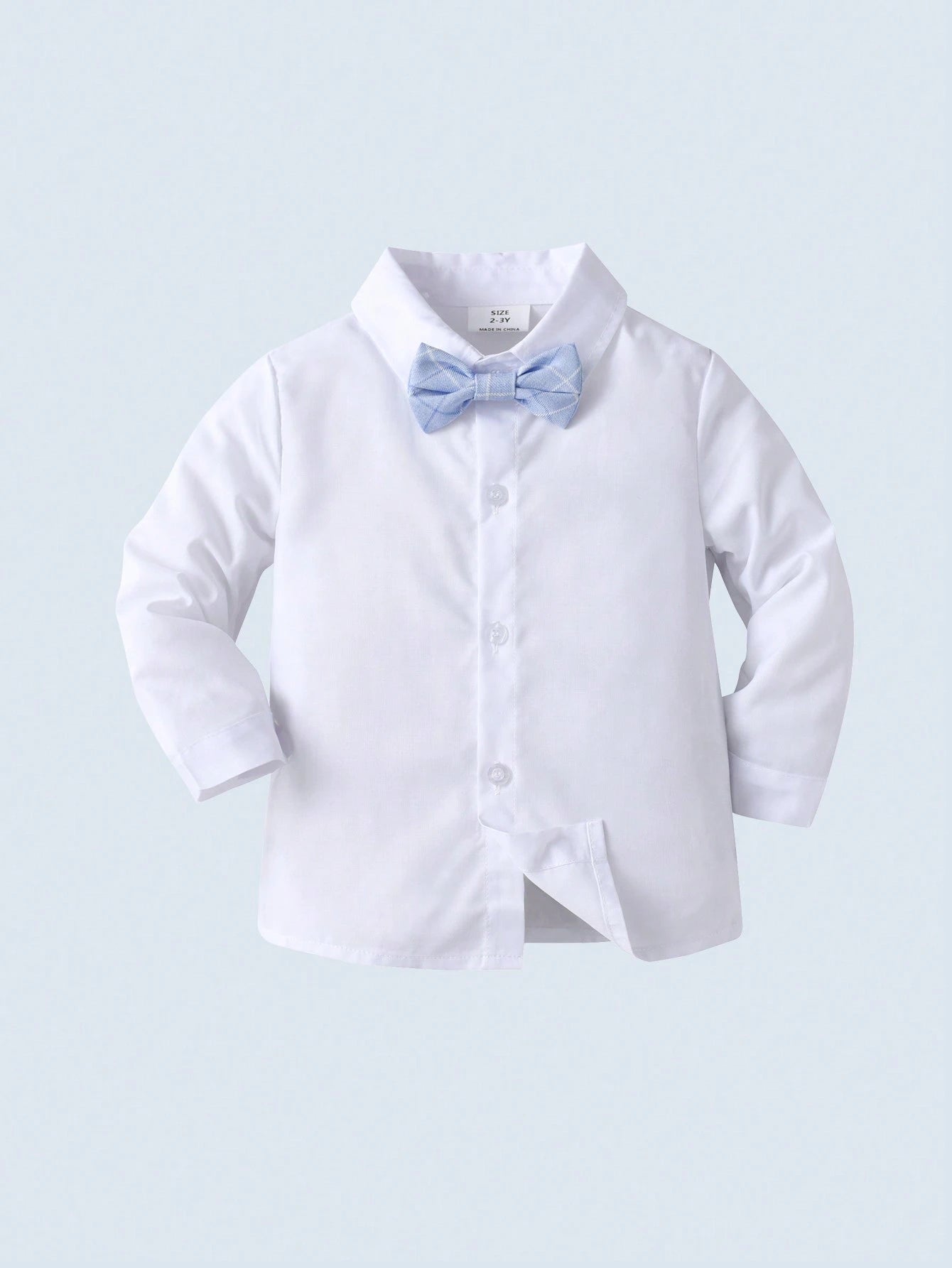 BOARNSEORL 3pcs Baby Boys Gentleman Outfit Set: Long Sleeve Shirt With Bowknot, Suit Jacket, And Pants, Fashionable & For Birthday Party, Wedding, Christening, 1st Birthday Ceremony
