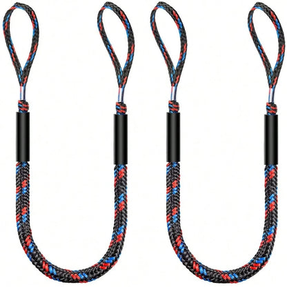 Boat Bungee Dock Lines, Mooring Lines, Boating Gifts For Men, Boat Accessories, Pontoon Accessories, Perfect For Bass Boat, Jet Ski (6 Feet)