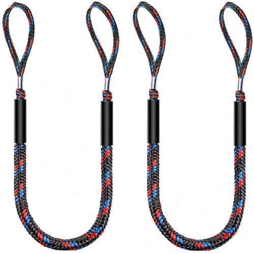 Boat Bungee Dock Lines, Mooring Lines, Boating Gifts For Men, Boat Accessories, Pontoon Accessories, Perfect For Bass Boat, Jet Ski (6 Feet)