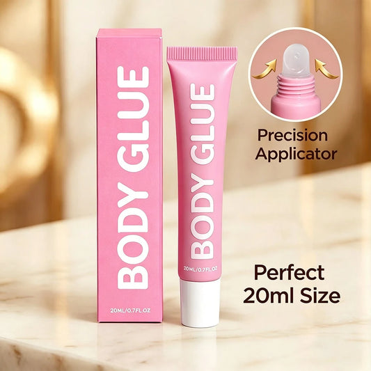 Body Adhesive Glue, Sweat And Water Resistant Outfit Fixing Glue, Stain-Free Easy Clean With Soap And Water, Fashion Tape
