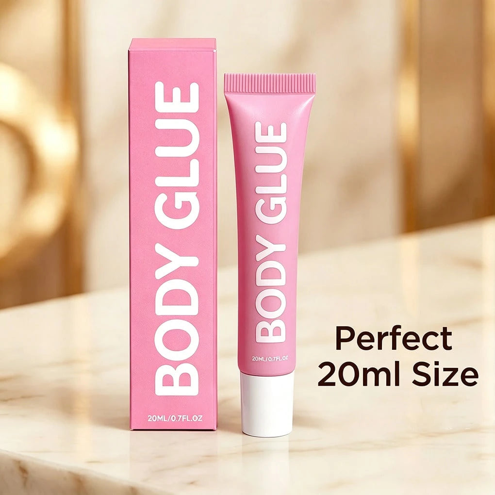 Body Adhesive Glue, Sweat And Water Resistant Outfit Fixing Glue, Stain-Free Easy Clean With Soap And Water, Fashion Tape