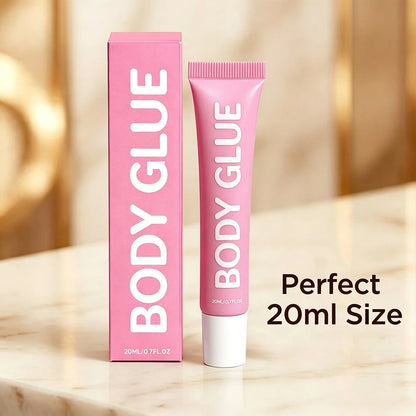 Body Adhesive Glue, Sweat And Water Resistant Outfit Fixing Glue, Stain-Free Easy Clean With Soap And Water, Fashion Tape
