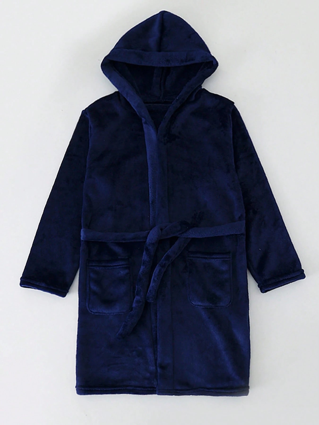 Boys Girls Bathrobes,Children's Flannel Hooded Pajamas Sleepwear For Kids ﻿