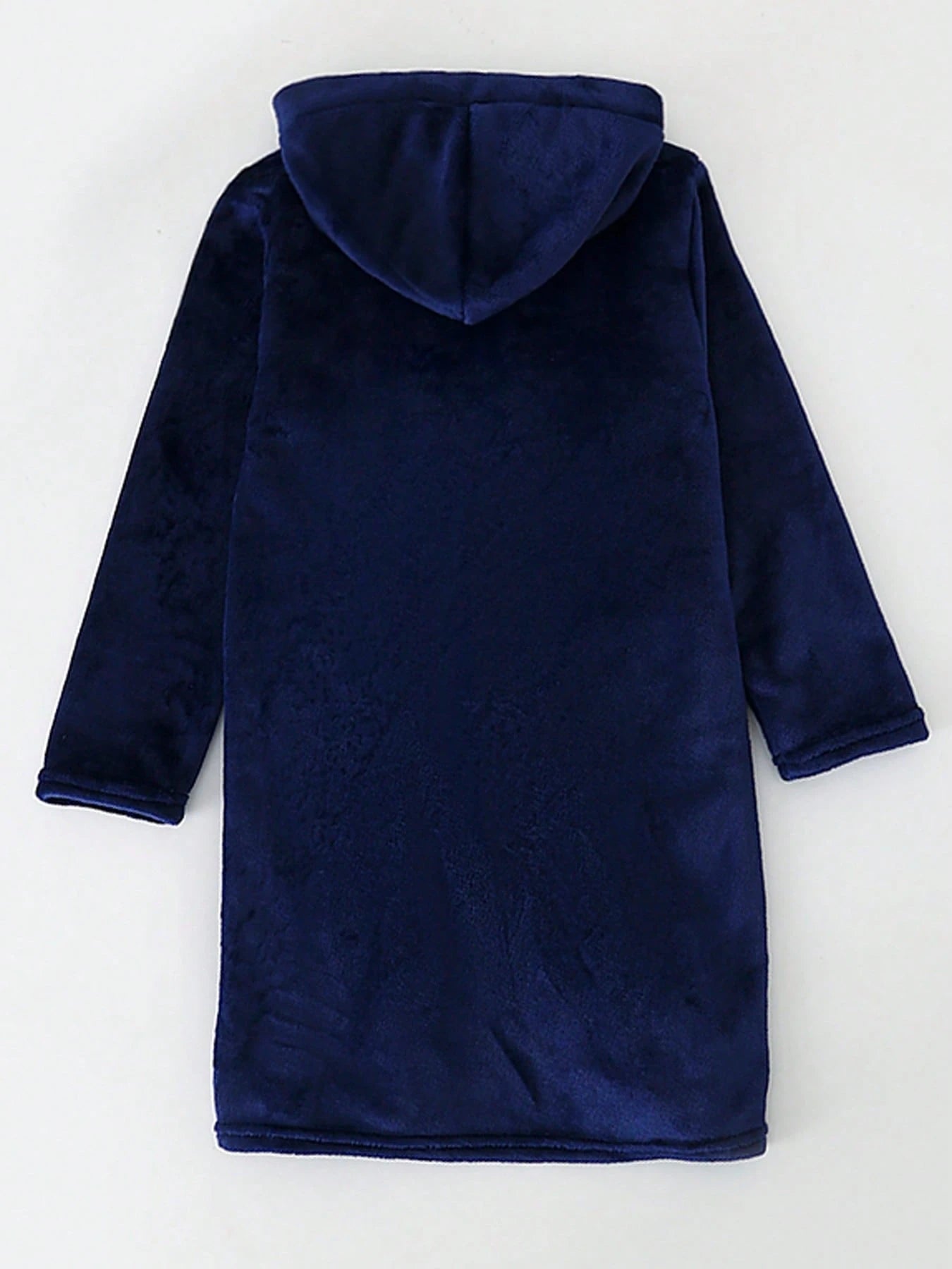 Boys Girls Bathrobes,Children's Flannel Hooded Pajamas Sleepwear For Kids ﻿