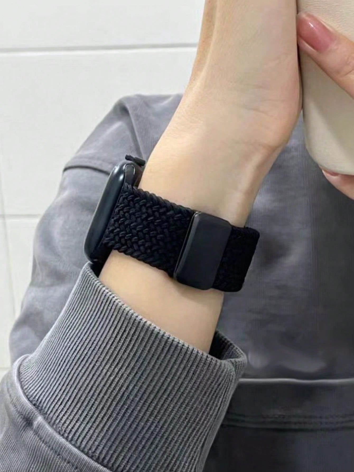 Braided Straps Compatible With Apple Watch Band 46mm 42mm 44mm 45mm 49mm 41 40 Mm Magnetic Bracelet Series 10 9 8 7 6 5 SE Ultra 2