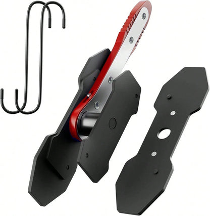 Brake Caliper Piston Compressor Tool With 360° Swivel Ratchet, Includes 2 Steel Plates And Caliper Hook, Gift For Husband, Father's Day Gift