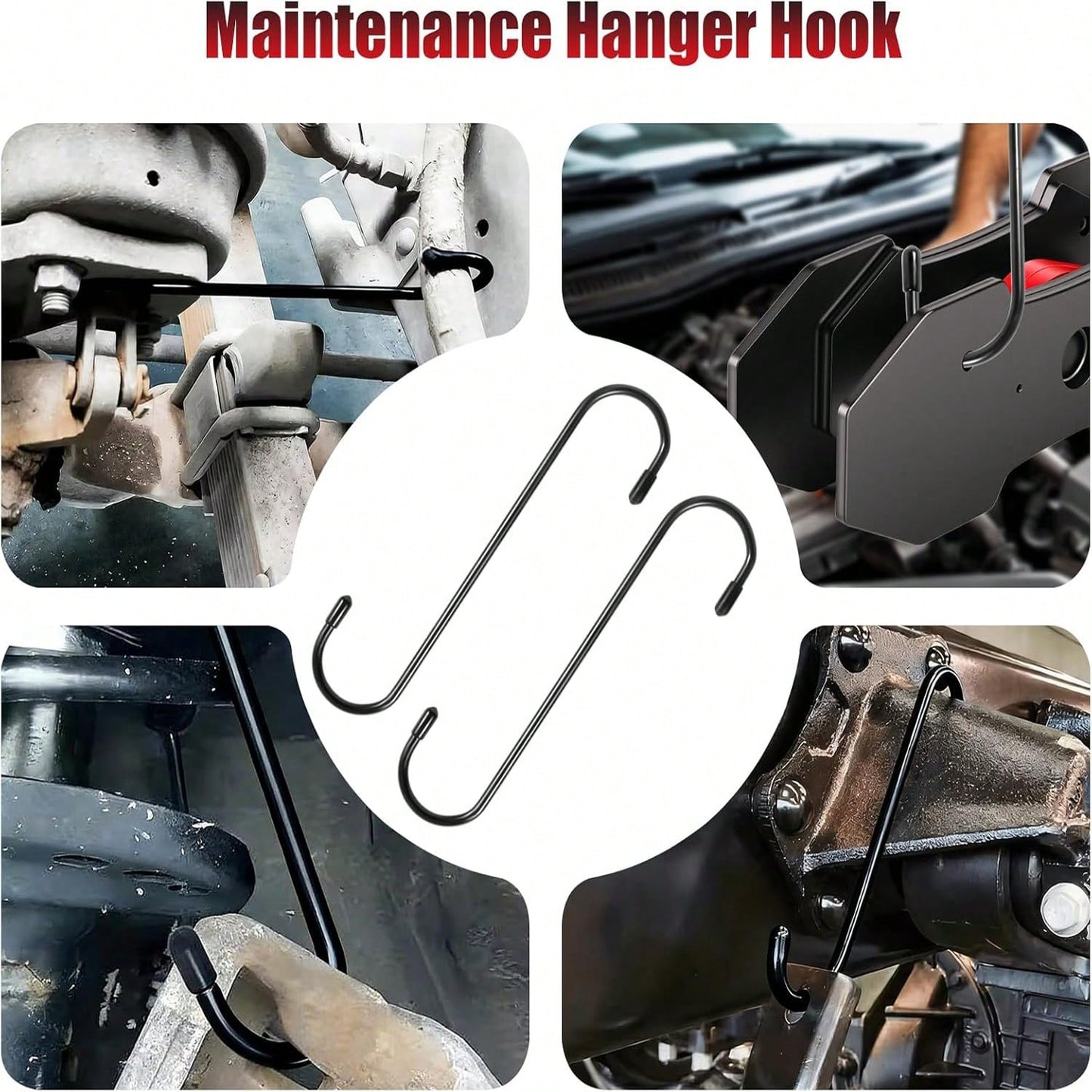 Brake Caliper Piston Compressor Tool With 360° Swivel Ratchet, Includes 2 Steel Plates And Caliper Hook, Gift For Husband, Father's Day Gift