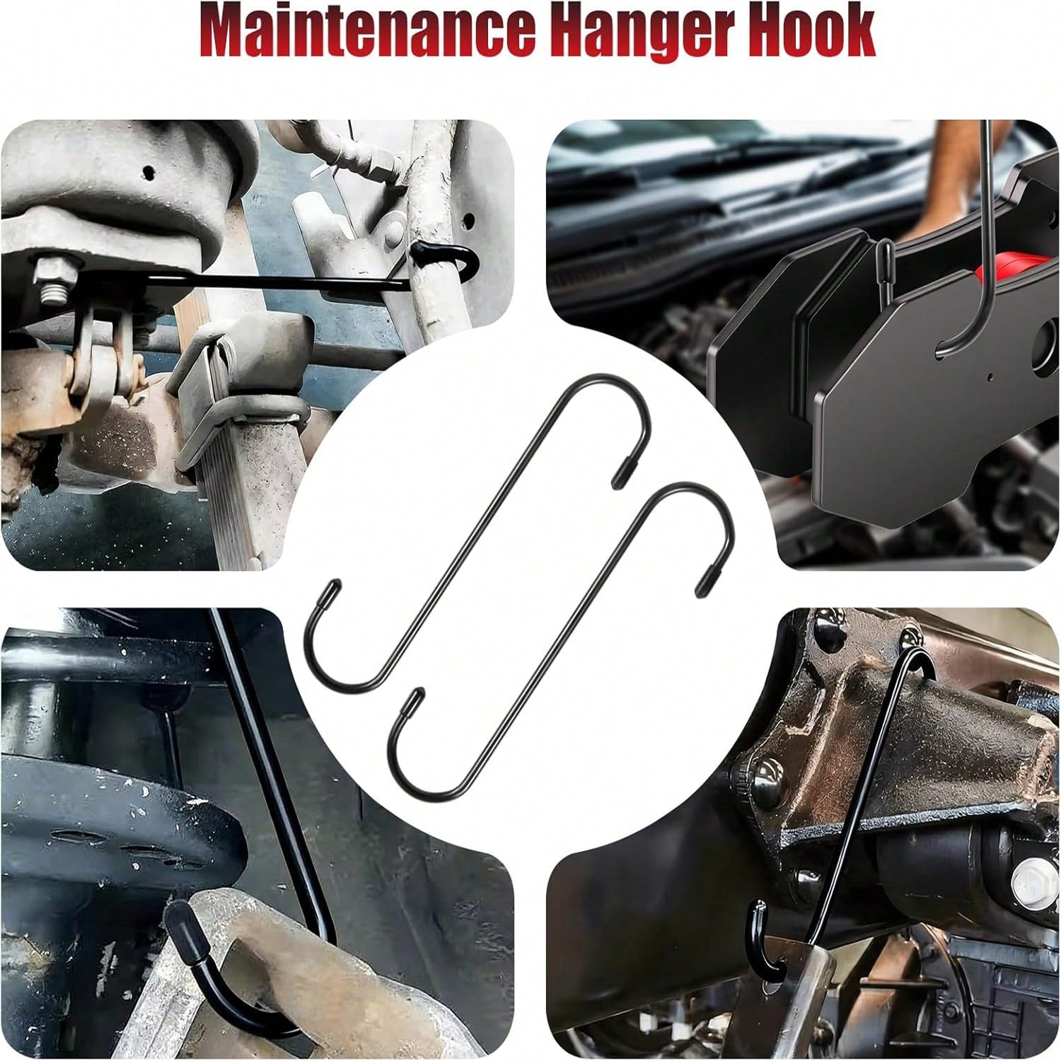 Brake Caliper Piston Compressor Tool With 360° Swivel Ratchet, Includes 2 Steel Plates And Caliper Hook, Gift For Husband, Father's Day Gift