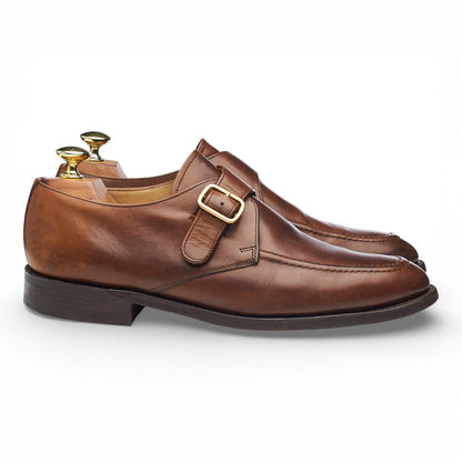 Brown Leather Apron Monk Strap UK 7.5 E