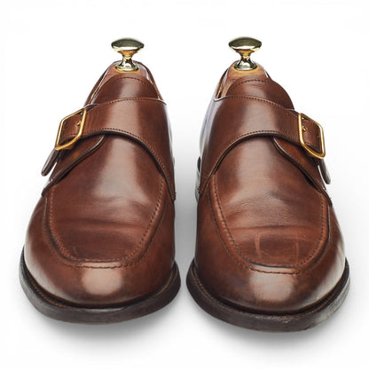 Brown Leather Apron Monk Strap UK 7.5 E