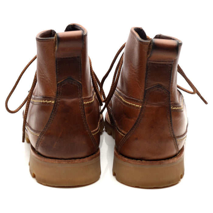 Brown Leather Camp Boots UK 9 US 9.5 D