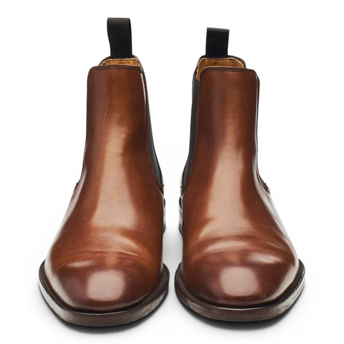 Brown Leather Chelsea Boots UK 6.5