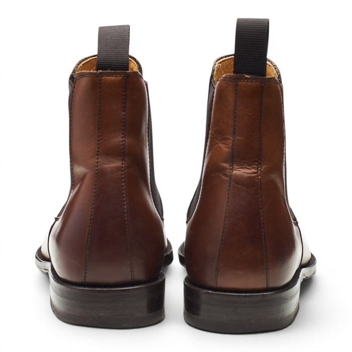 Brown Leather Chelsea Boots UK 6.5