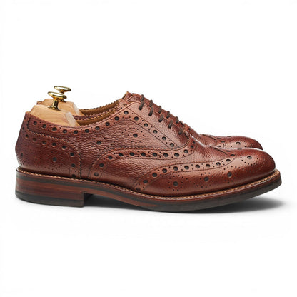 Brown Leather Oxford Brogues UK 8.5 F
