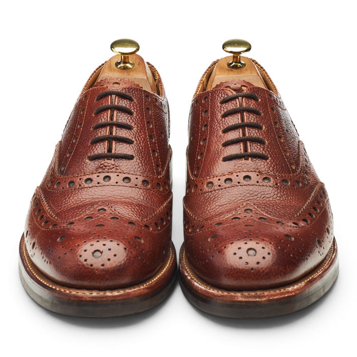 Brown Leather Oxford Brogues UK 8.5 F