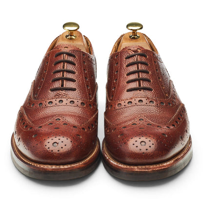 Brown Leather Oxford Brogues UK 8.5 F