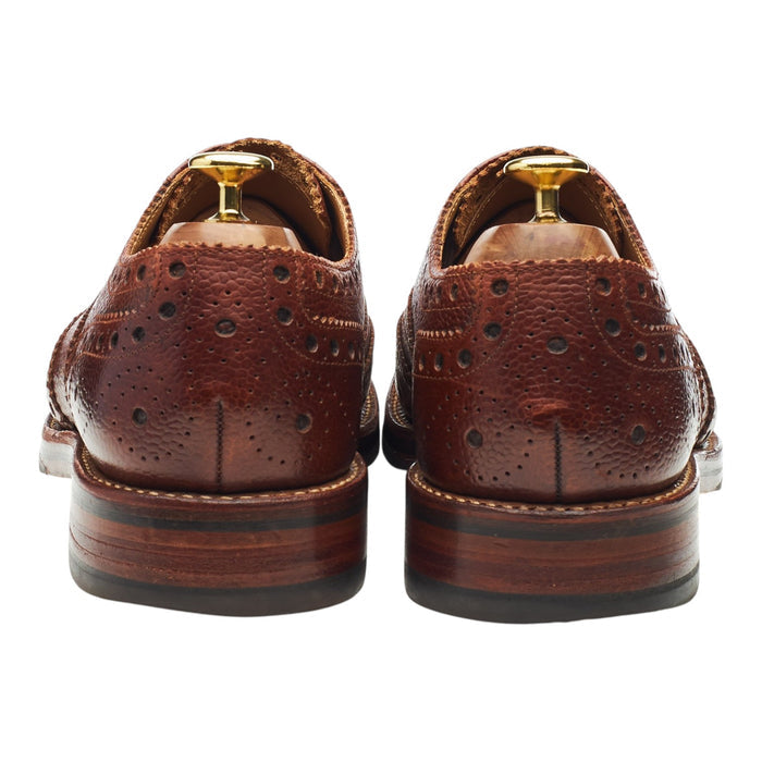 Brown Leather Oxford Brogues UK 8.5 F