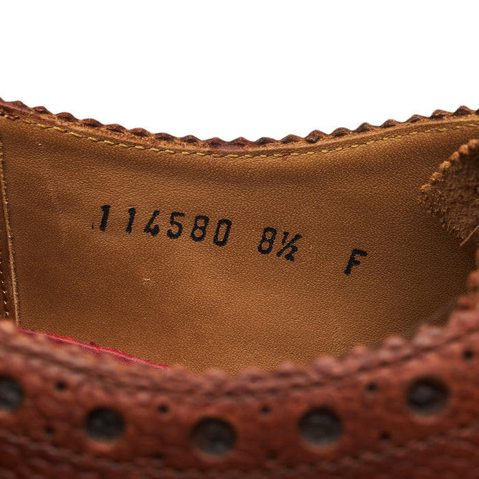 Brown Leather Oxford Brogues UK 8.5 F