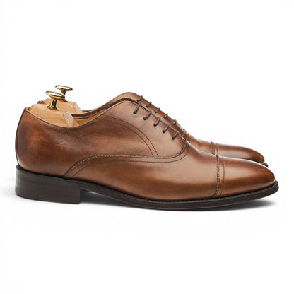 Brown Leather Oxford UK 8 G