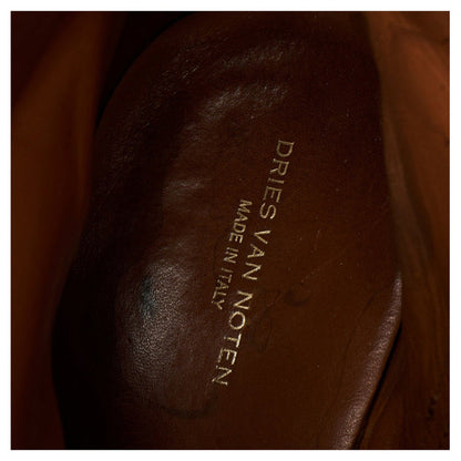 Brown Suede Zip Up Boots UK 7 EU 41